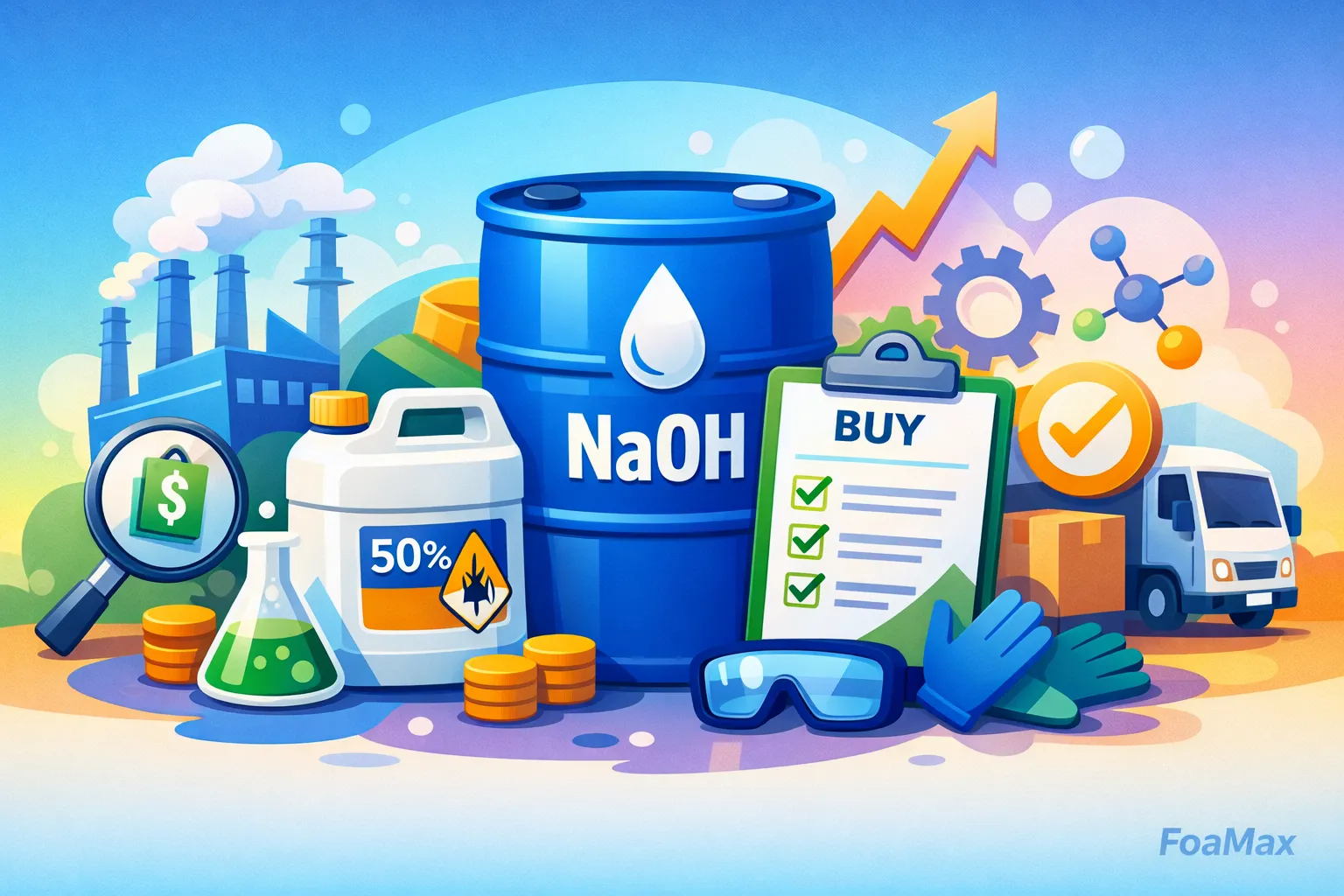 خرید سود مایع صنعتی (سدیم هیدروکسید مایع) با غلظت ۳۰ و ۵۰ درصد، مناسب تولید شوینده و مصارف صنعتی