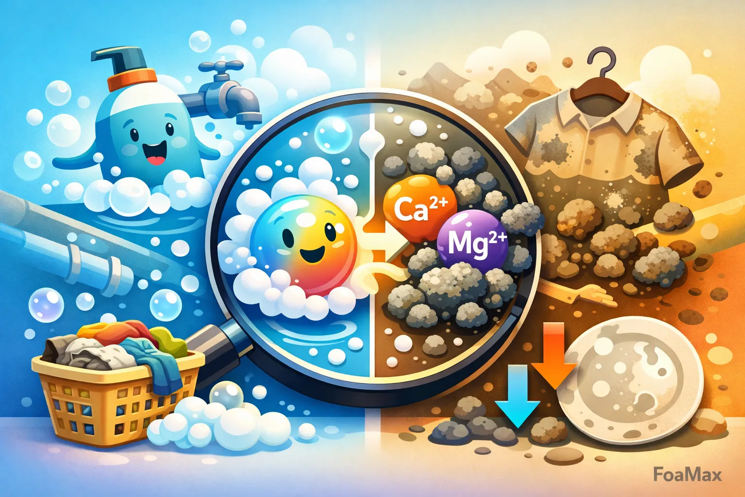 چرا شویندهها در آب سخت کارایی خود را از دست میدهند؟