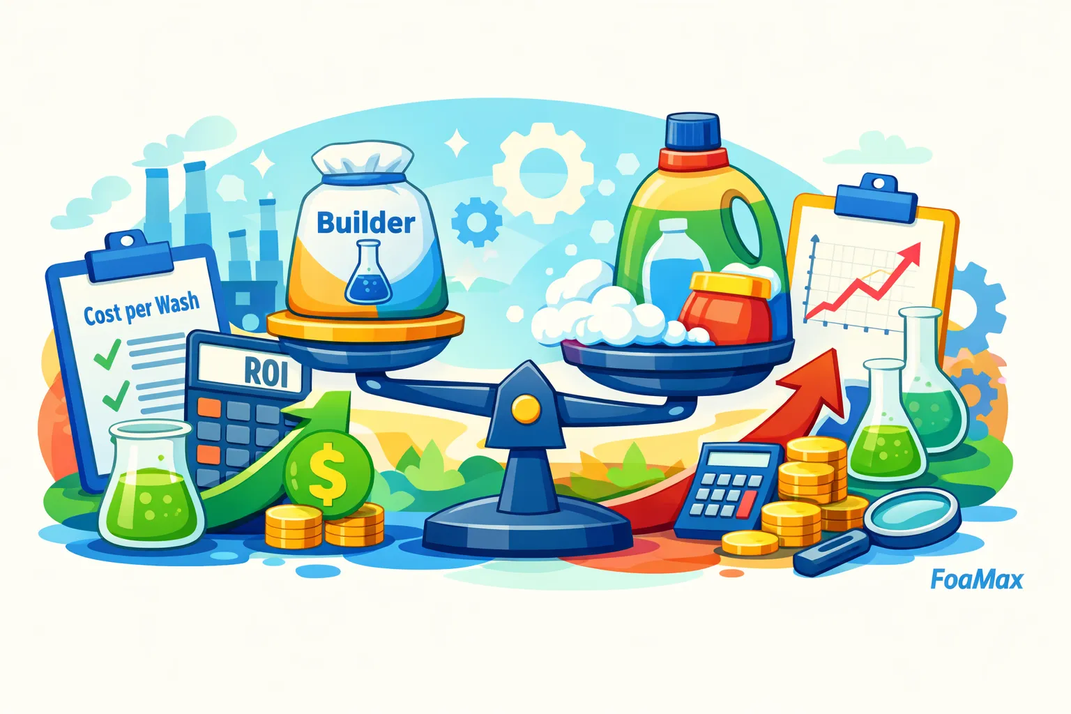 چگونه انتخاب Builder مناسب هزینه فرمولاسیون شوینده را کاهش می‌دهد؟