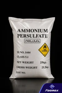 کیسه آمونیوم پرسولفات (Ammonium Persulfate) گرید صنعتی؛ عامل اکسیدکننده مورد استفاده در صنایع پلیمر، تصفیه آب، الکترونیک و سایر صنایع شیمیایی