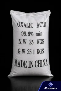 کیسه اسید اگزالیک (Oxalic Acid) گرید صنعتی؛ ماده اولیه مورد استفاده در صنایع شوینده، فلزات، چوب، نساجی و سایر صنایع شیمیایی