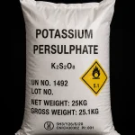 کیسه پتاسیم پرسولفات (Potassium Persulfate) گرید صنعتی؛ عامل اکسیدکننده مورد استفاده در صنایع پلیمر، الکترونیک، تصفیه آب و سایر صنایع شیمیایی