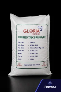 کیسه پودر تالک (Talc Powder) گرید خالص؛ ماده معدنی پرکاربرد در صنایع دارویی، آرایشی و بهداشتی، غذایی، پلاستیک، رنگ، کاغذ و لاستیک