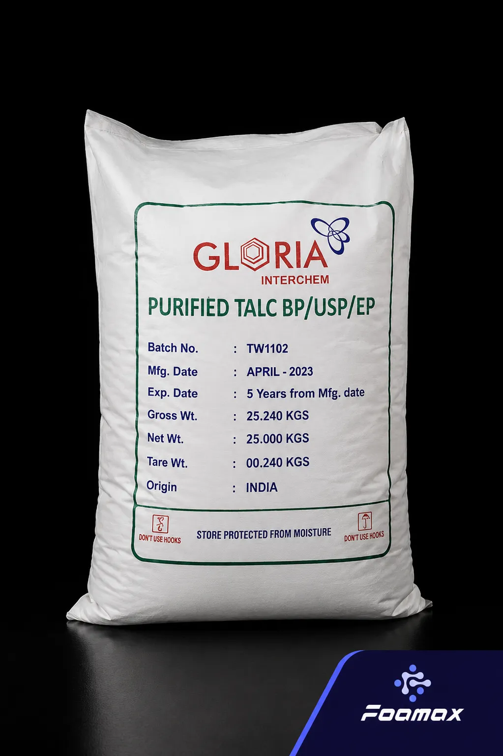کیسه پودر تالک (Talc Powder) گرید خالص؛ ماده معدنی پرکاربرد در صنایع دارویی، آرایشی و بهداشتی، غذایی، پلاستیک، رنگ، کاغذ و لاستیک