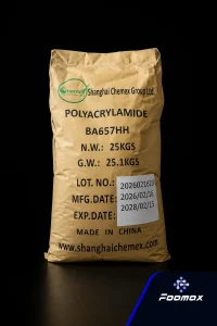 کیسه پلی‌آکریل‌آمید آنیونی (Anionic Polyacrylamide PAM) صنعتی فومکس شیمی