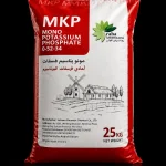 کیسه 25 کیلوگرمی مونو پتاسیم فسفات (MKP 0-52-34) با بسته‌بندی اصلی، مناسب تولید کودهای محلول در آب، کشاورزی و تغذیه گیاه – فومکس