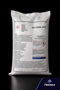 کیسه اکسید روی (Zinc Oxide) با خلوص بالا؛ ماده اولیه پرکاربرد در صنایع لاستیک، سرامیک، رنگ، داروسازی، آرایشی و بهداشتی و شیمیایی